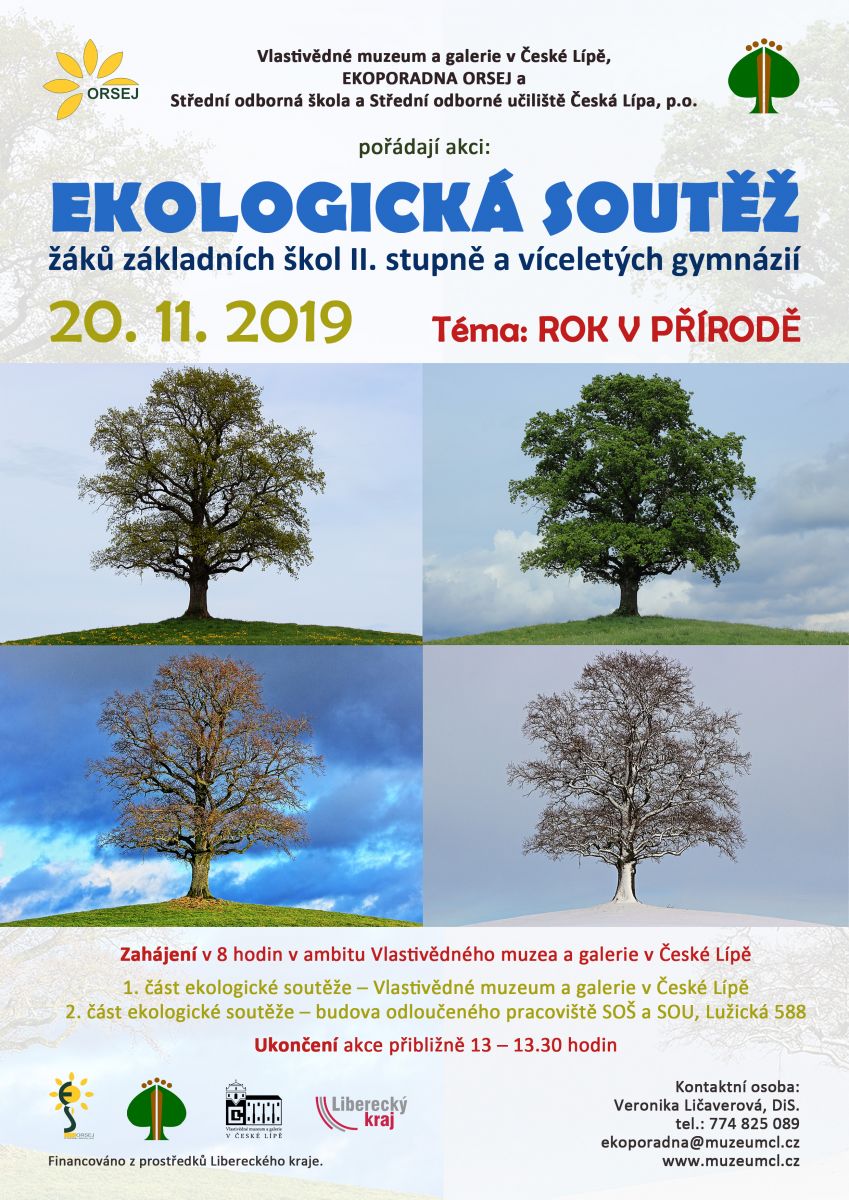 EKOLOGICKÁ soutěž 2019 Plakát NÁHLED